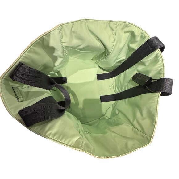 EMPORIO ARMANI Riviera Reversible Nylon Palm Print Shopping Bag - Picture 16 of 16